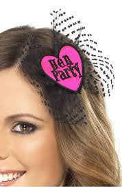 Hen Party Hair Bow, with Netting