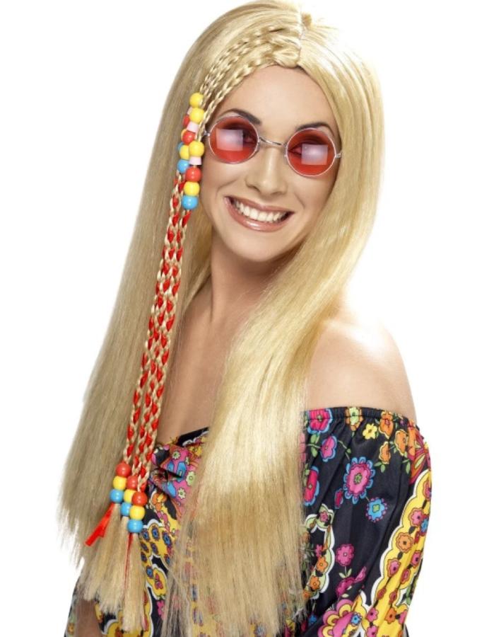 Hippy blonde Party Wig