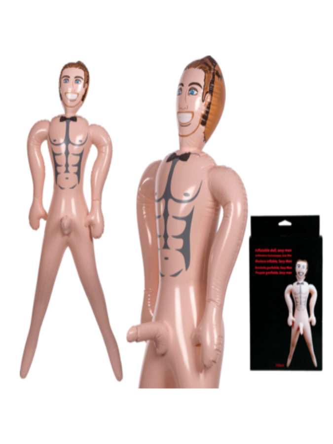 Inflatable doll, sexy man