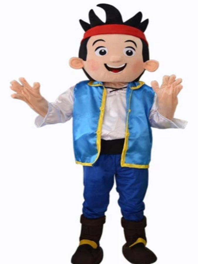 Jake Neverland Pirate look a like Mascot costume Hire   