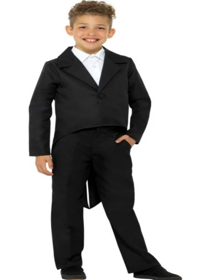 Black Tailcoat Childs Costume