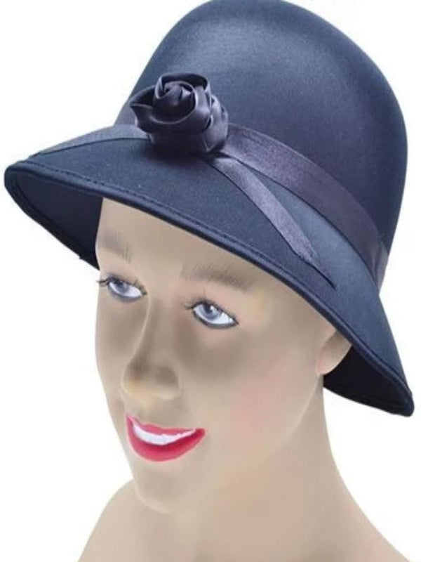 Lady's 1920's plush hat