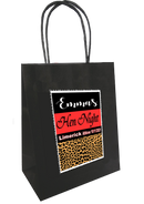 Personalised Leopard pint hen party gift bag