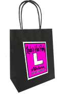 Personalised L Plate hen party gift bag