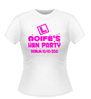 L Plate Design Personalised Hen Party TShirt