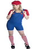 plumbers  Mate Red Mario Costume