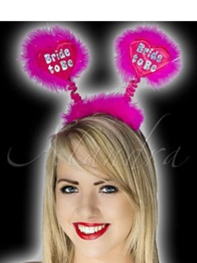 Hen Party Luxury Foil Hot Pink Bride to Be Bopper on a Pink Heart