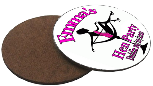Personalised Hen Party Coaster