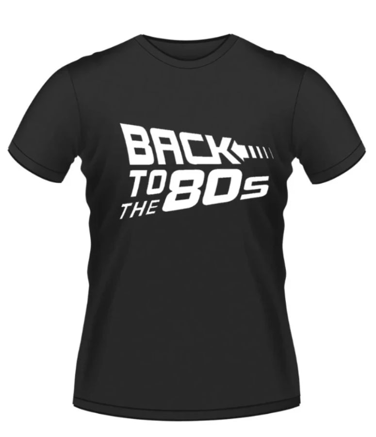 Back to the Future 80's Theme Tshirt