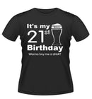 Personalised Birthday Tshirt with Pint