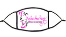 Minnie Mouse theme Pink Personalised Hen Party Re-Usable Mask