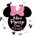 Personalised Hen Party Badge