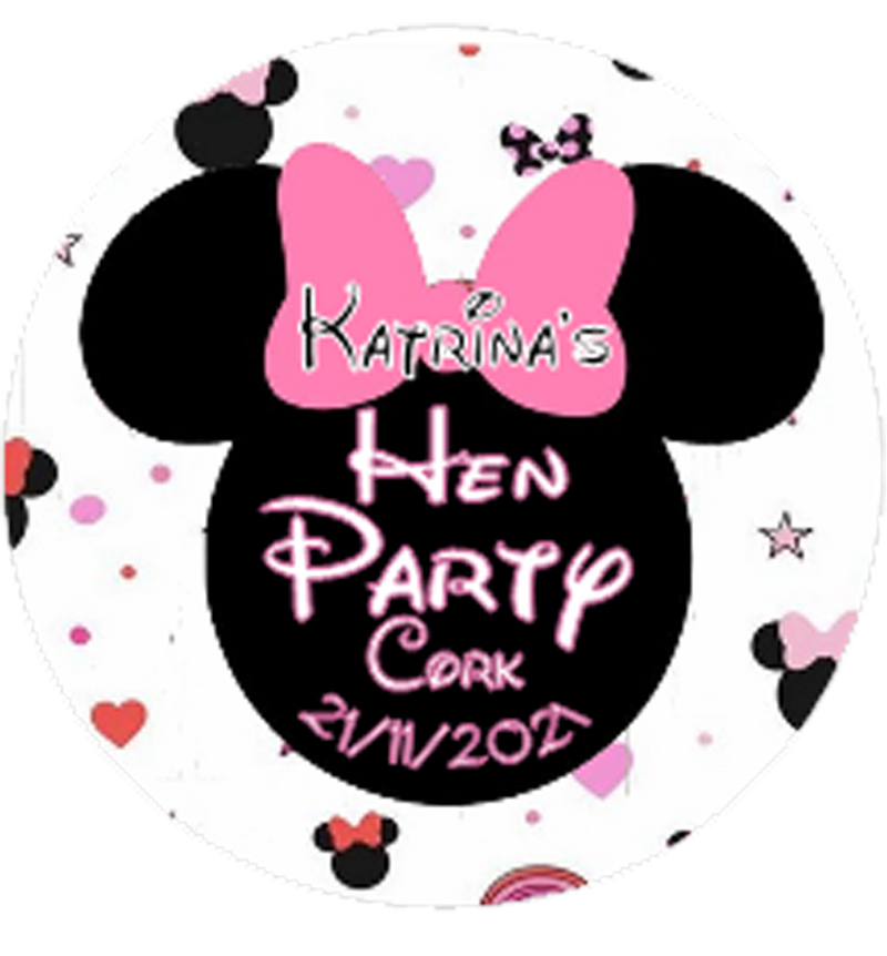 Personalised Hen Party Badge