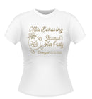 'Miss Behaving' Personalised Hen Party T-shirt