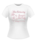 'Miss Behaving' Personalised Hen Party T-shirt