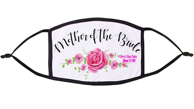 Mother of the Bride Personalised Face Mask