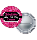 Pink Sparkle Mother of the Bride/Groom Personalised Badge