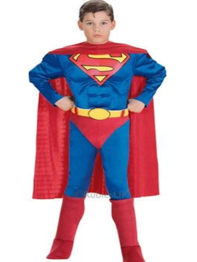 Muscle Chest Superman Children's costume                    