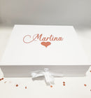 Luxury Personalised will you be my Godmother? box