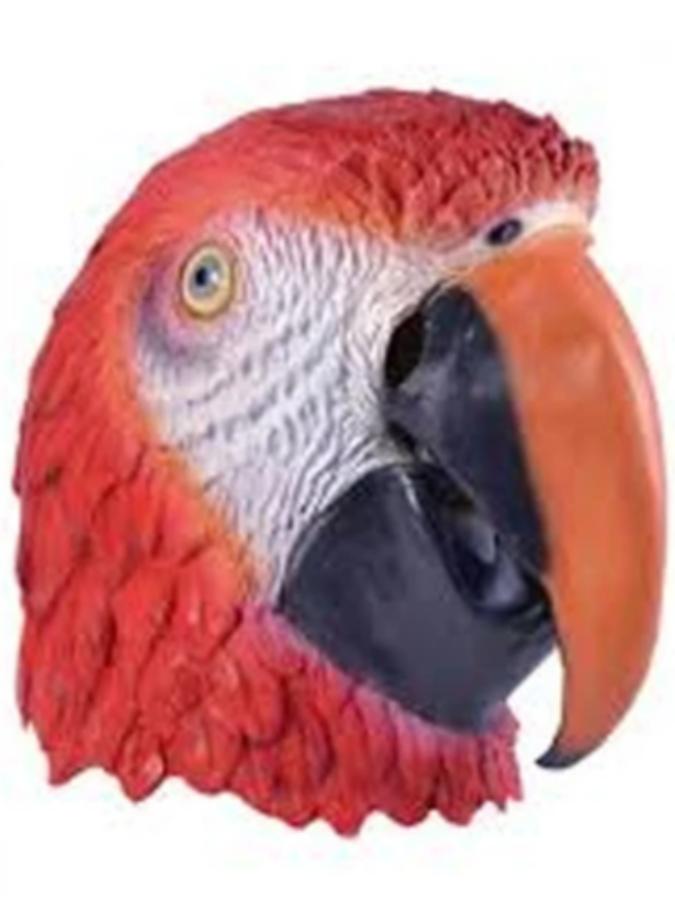 Parrot Rubber Mask