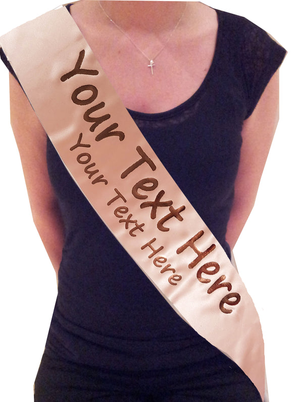 Design your own Sash-Personalise for any theme