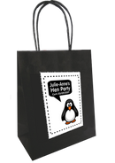 Personalised hen party gift bag penguin