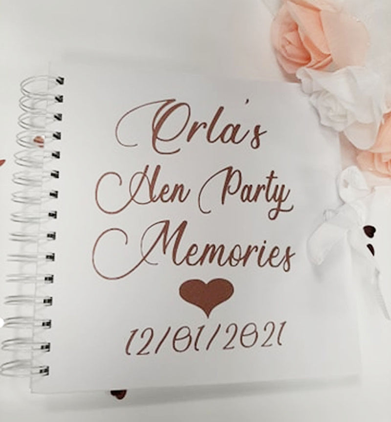 Personalised Hen Party Memory Book