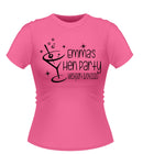 Cocktail 'Martini' Glass Personalised Hen Party Tshirt