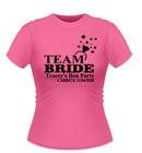 'Team Bride with Ring' Personalised Hen Party T-shirt