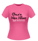 Personalised Hen Party T-Shirt