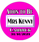 Hen Night Personalised Bride To Be Badge