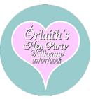 Personalised Pink Heart Hen Party Badge