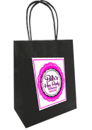 Pink Lace Design Personalised Bag