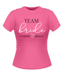 Team Bride Theme Personalised Hen Party T-Shirt