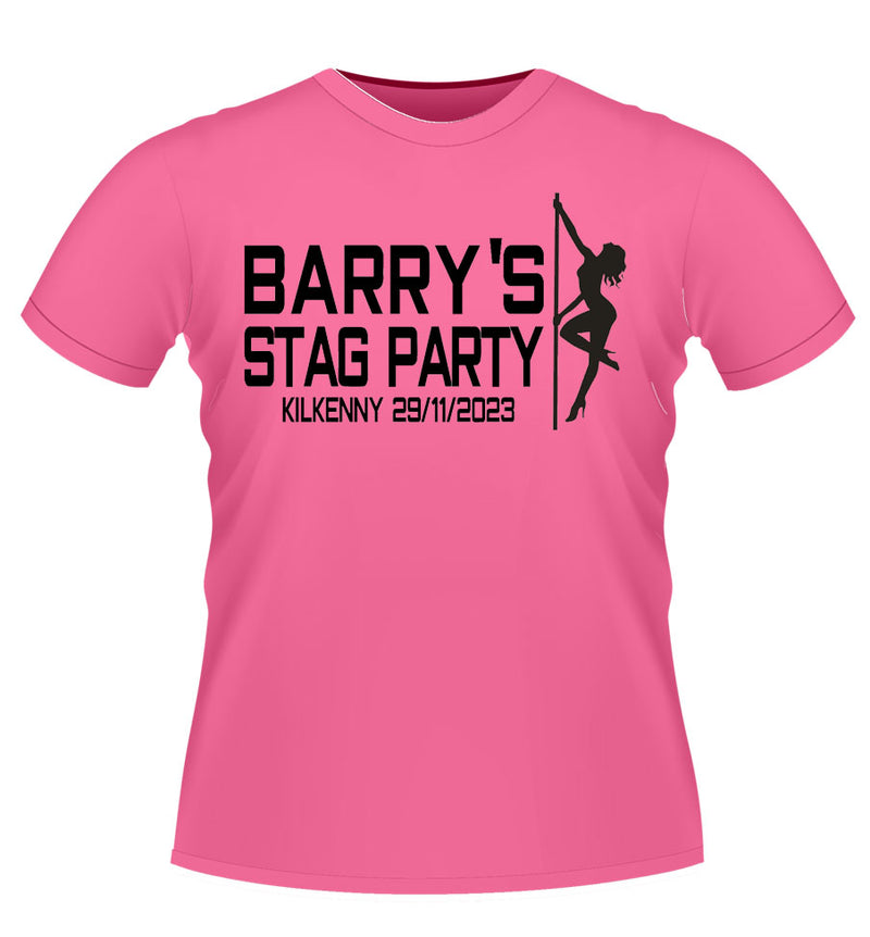 Personalised Stag Party Tshirt