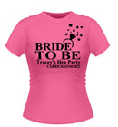 'Bride to be with Ring' Personalised Hen Party T-shirt