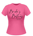 Bride's Besties Personalised Hen Party T-Shirt Script