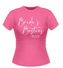 Bride's Besties Personalised Hen Party T-Shirt Script