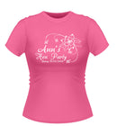 vintage flower Personalised Hen Party Tshirt