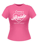 'Bride Team' Personalised Hen Party T-shirt