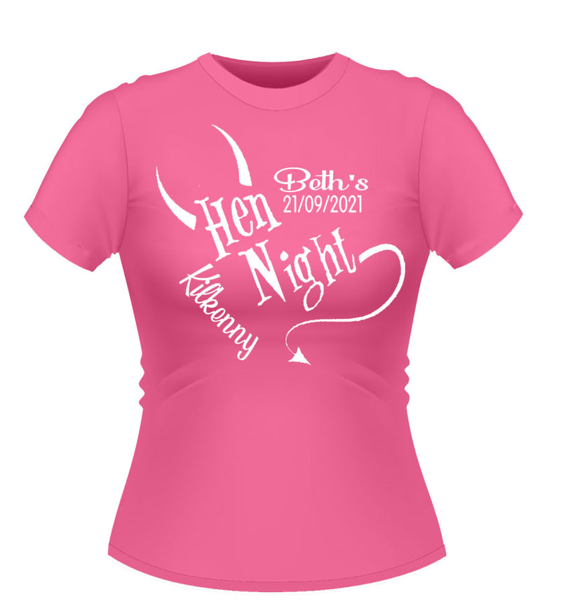 'Devil' Themed Personalised T-shirt