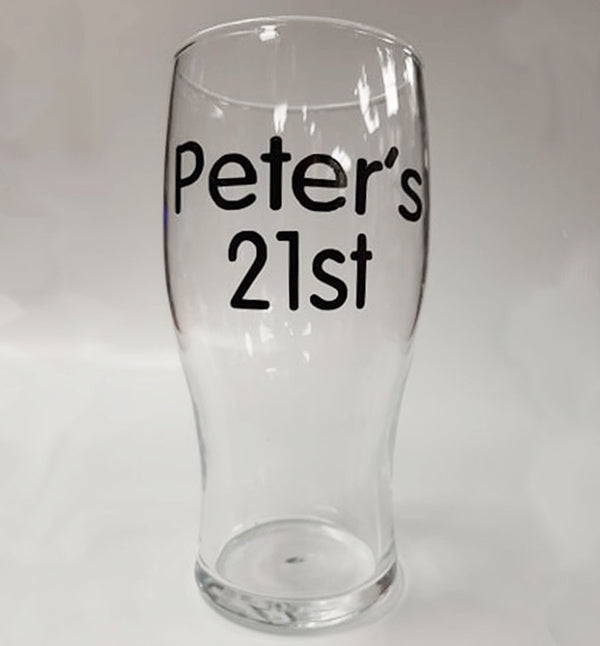 Personalised Birthday Pint Glass