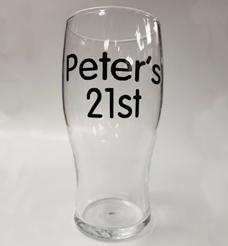 Personalised Birthday Pint Glass