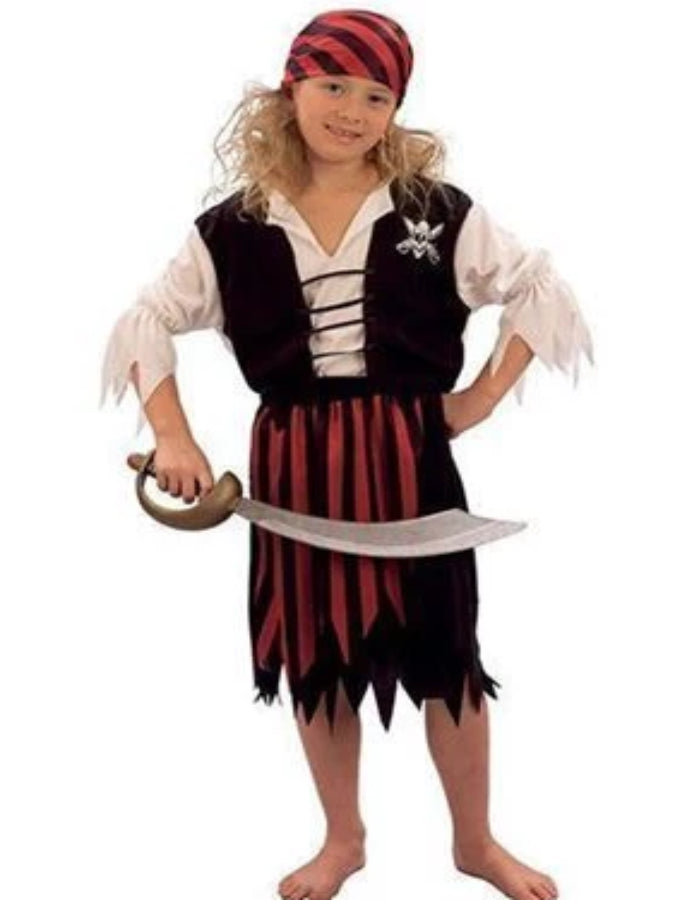 Pirate Girl Children's costume                              