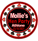 Poker Design Personalised Hen Party Badge