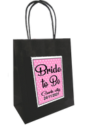 Polka Dot Design Bride To Be Personalised Bag
