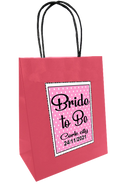 Polka Dot Design Bride To Be Personalised Bag