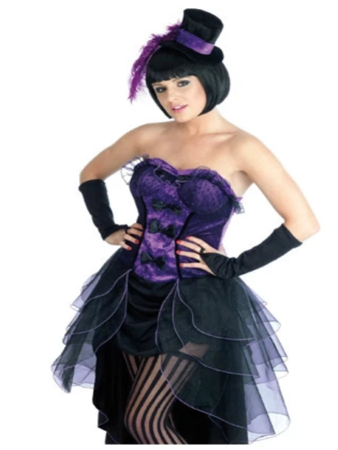 Purple Burlesque Costume
