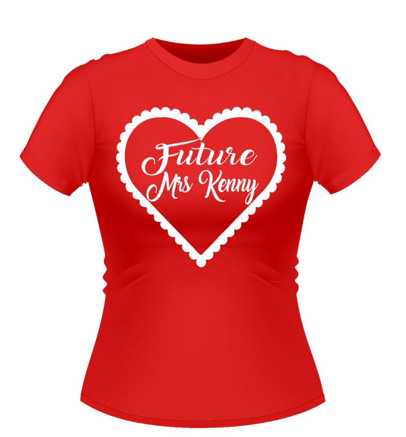 'Future Mrs' Personalised T-Shirts