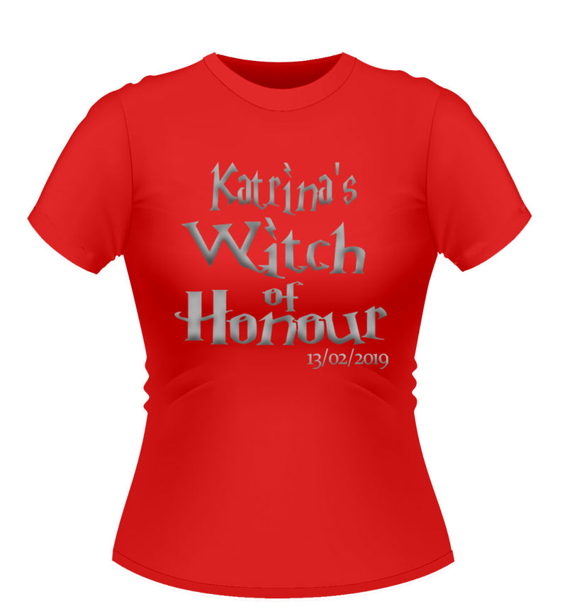 Harry Potter Theme Personalised Hen Party T-Shirt